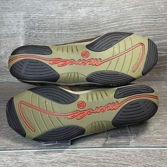 Merrell Barrado Slip On Front Zip Women’s Sz 8 Brown Leather Comfort Shoes - Picture 8 of 10